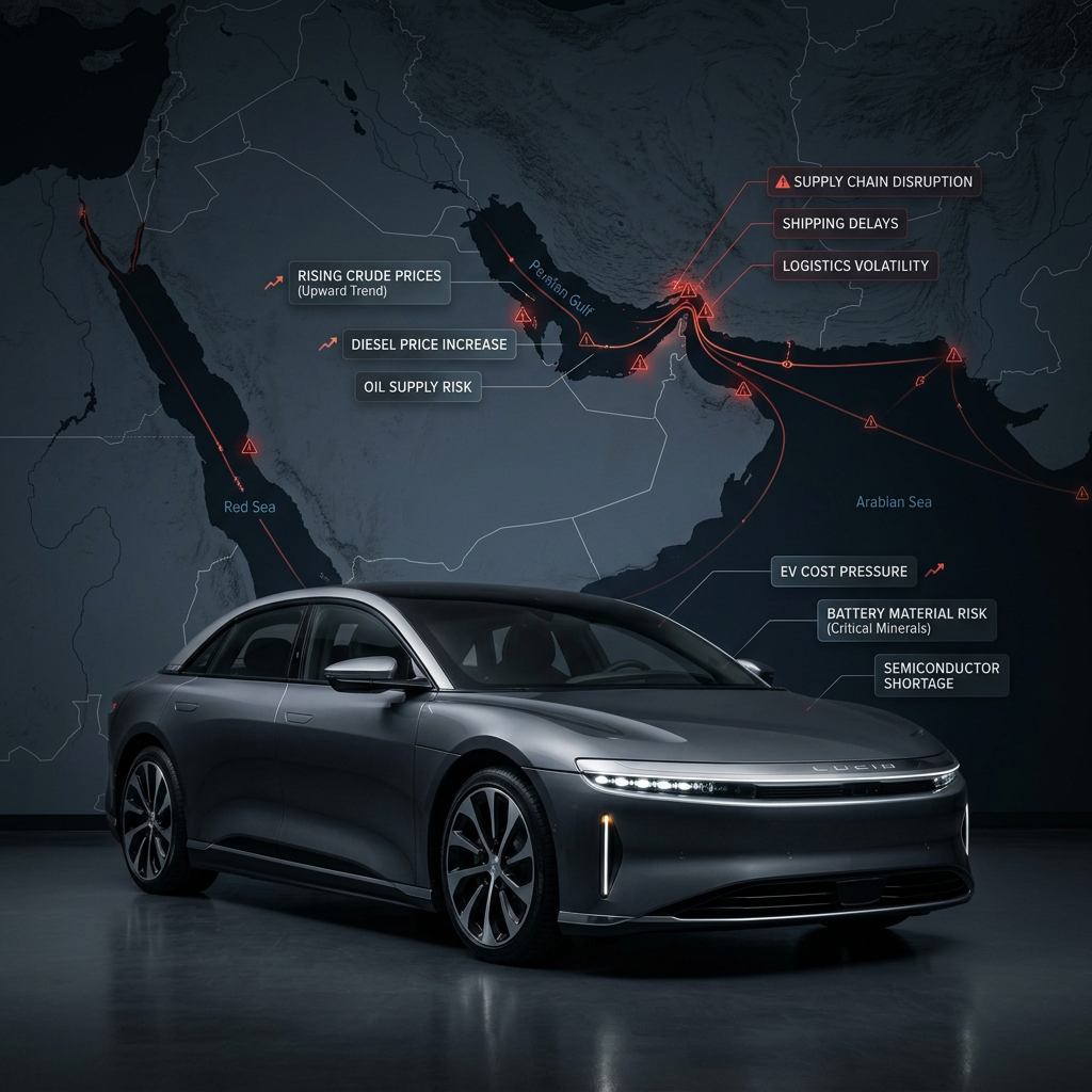 FutureBridge Middle East conflict means for automotive supply chains and vehicle economics