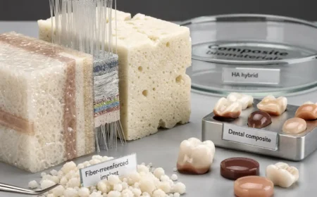 Composite Biomaterials: Fiber-Reinforced Implants, HA Hybrids & Dental Composites